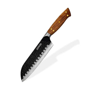 Cuchillo 7 Santoku Martillado Pulmahue Kangkawe + Grabado Personalizado