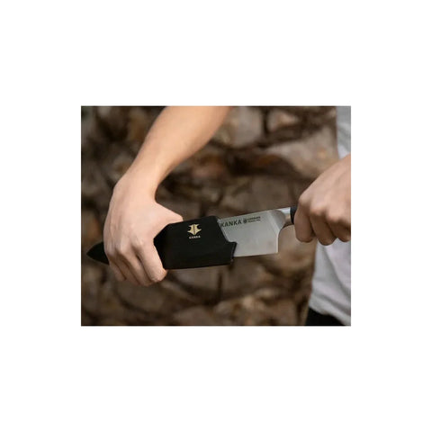 Cuchillo Chef Acero Alemán Kanka 8" — Funda Madera + Grabado Láser Gratis