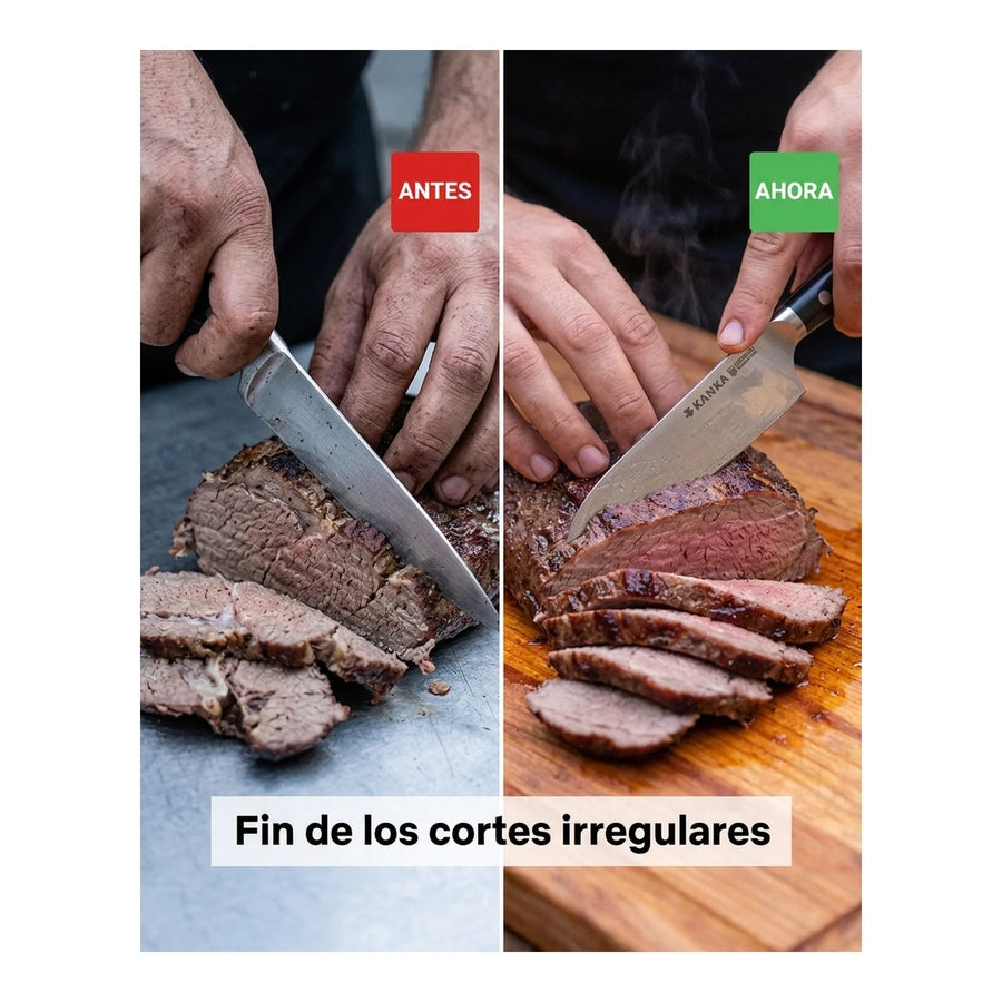 Cuchillo Acero Alemán Kanka Multiuso + Grabado Personalizado