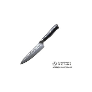 Cuchillo Acero Damasco Multiuso + Grabado Personalizado