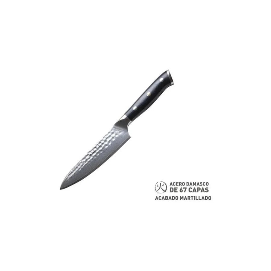 Cuchillo Acero Damasco Multiuso + Grabado Láser
