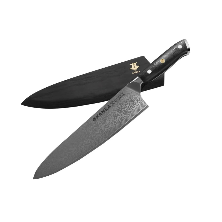 Cuchillo Acero Damasco Martillado XL 10  Pulgadas + Grabado Láser (foto 7)