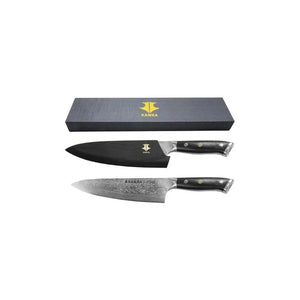 Cuchillo Acero Damasco Martillado 8 Pulgadas + Grabado Personalizado