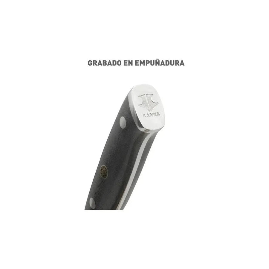 Cuchillo Acero Damasco  Martillado 8 Pulgadas + Grabado Láser (foto 5)
