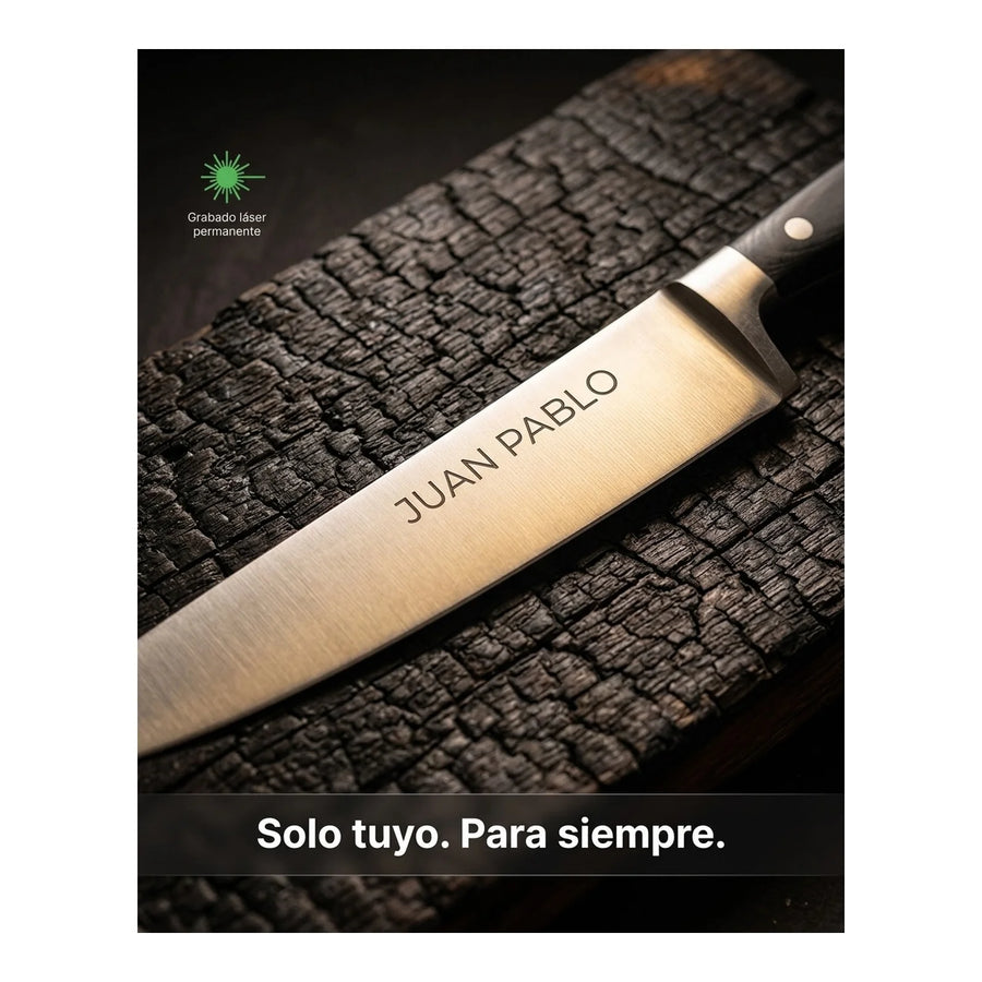 Cuchillo Arcos 30cm Brisket Y Fiambres Profesional Ahumados + Grabado Personalizado