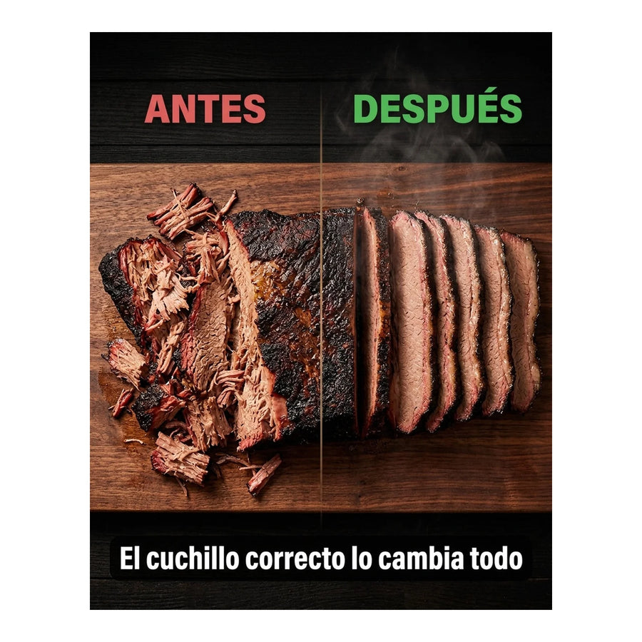 Cuchillo Arcos 30cm Brisket Y Fiambres Profesional Ahumados + Grabado Personalizado
