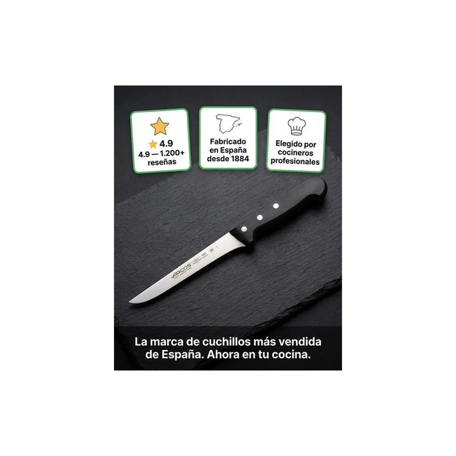 Cuchillo Arcos Deshuesador Profesional Cocina 15,5cm + Grabado Personalizado