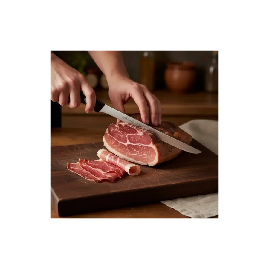 Cuchillo Arcos Jamonero Profesional Cocina 24cm Jamon Cerdo + Grabado Personalizado