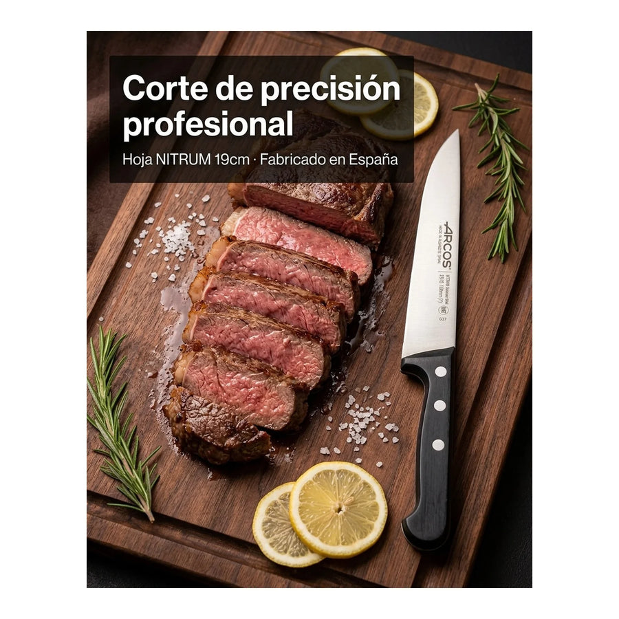 Cuchillo Arcos Trinchante Profesional Cocina 19cm + Grabado Personalizado