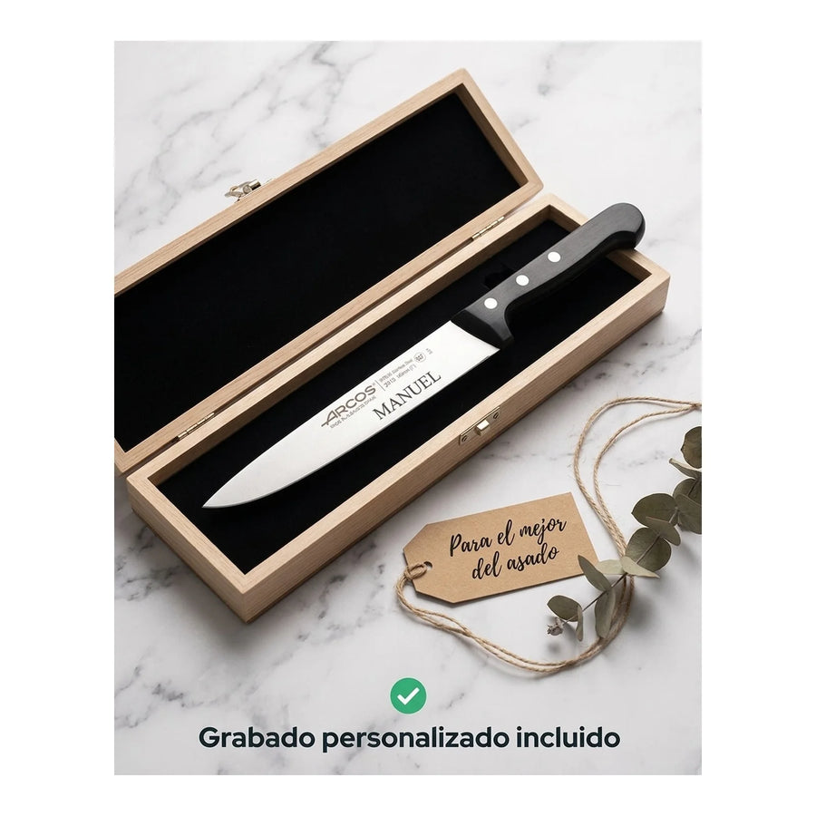 Cuchillo Arcos Trinchante Profesional Cocina 19cm + Grabado Personalizado
