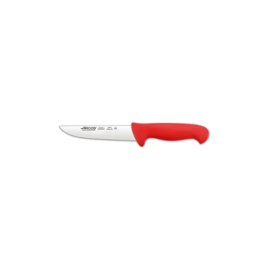 Cuchillo Carnicero Arcos 15cm Profesional Rojo + Grabado Personalizado