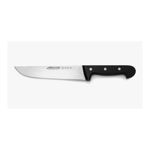 Cuchillo Carnicero Arcos 20cm Negro Profesional Asado + Grabado Personalizado