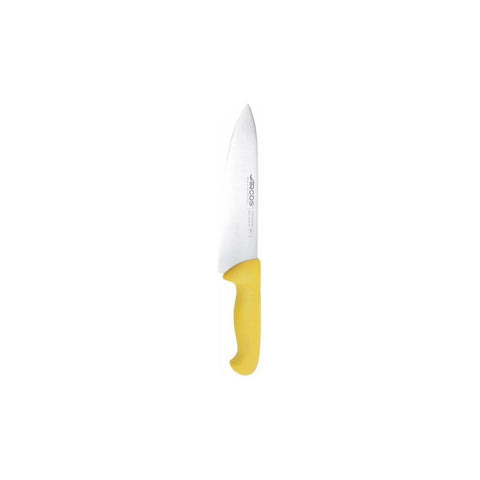 Cuchillo Carnicero Arcos 20cm Profesional Amarillo Asado Bbq + Grabado Personalizado