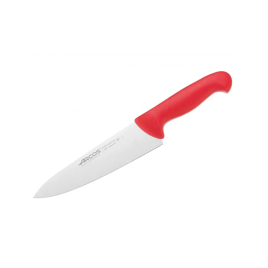 Cuchillo Carnicero Arcos 20cm Profesional Rojo Asado Bbq