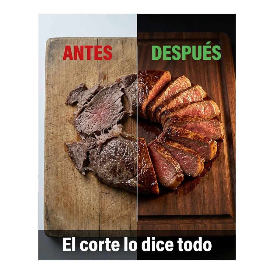 Cuchillo Carnicero Arcos 20cm Profesional Rojo Asado Bbq + Grabado Personalizado