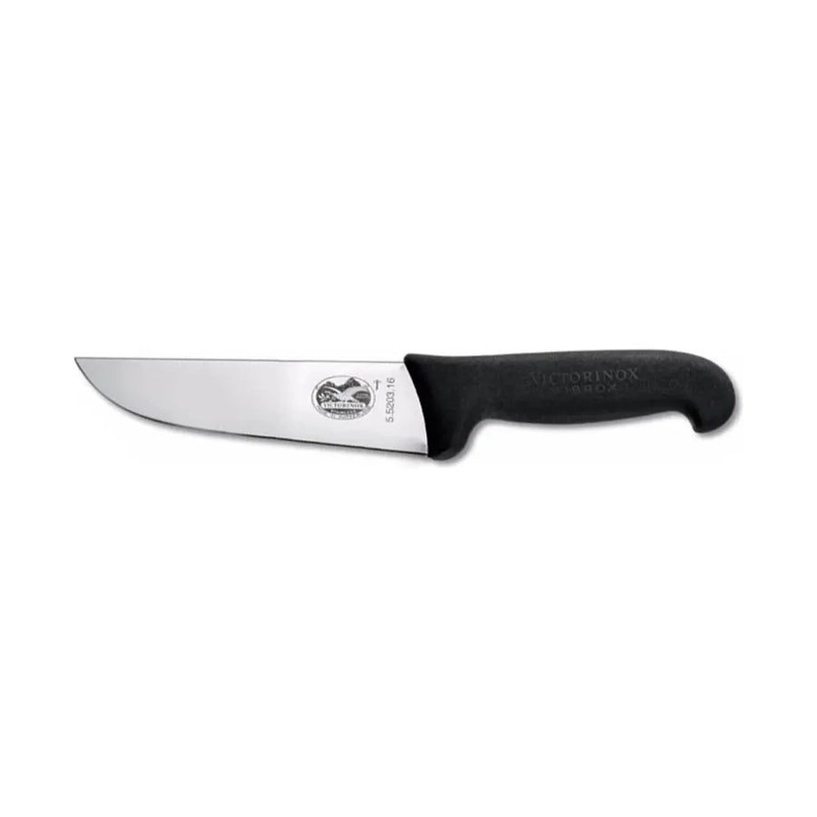 Cuchillo Carnicero Fibrox Color Negro Hoja 16 Cm Victorinox 5.5203.16