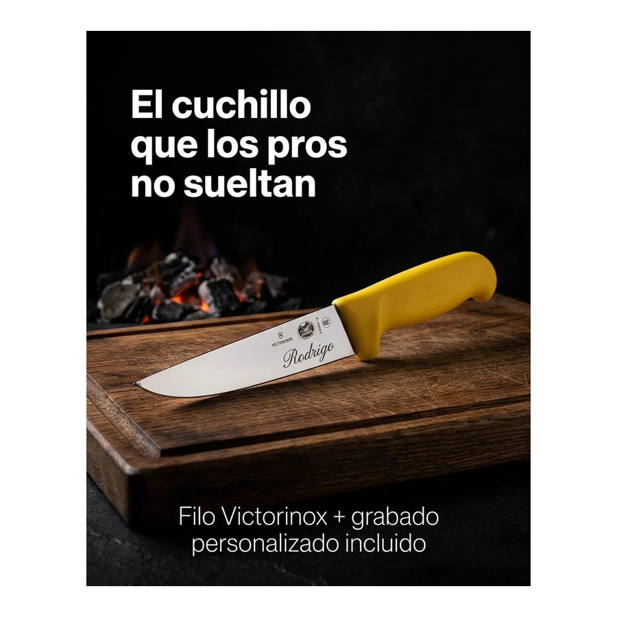 Cuchillo Carnicero Victorinox Deshuesador 15cm 5.6008.15m + Grabado Personalizado