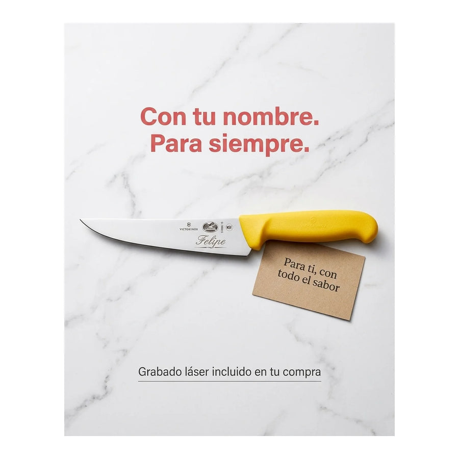 Cuchillo Carnicero Victorinox Deshuesador 15cm 5.6008.15m + Grabado Personalizado