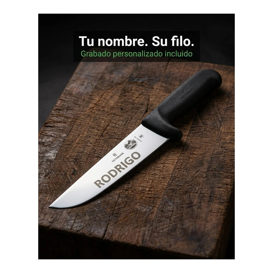 Cuchillo Carnicero Victorinox Profesional 5.5203.18L Safety + Grabado Personalizado