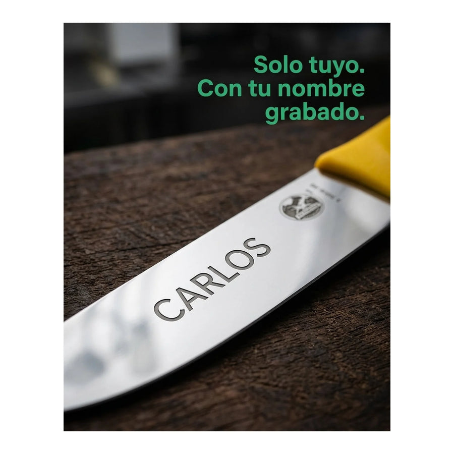 Cuchillo Carnicero Victorinox Fibrox Hoja 26cm 5.5208.26 + Grabado Personalizado