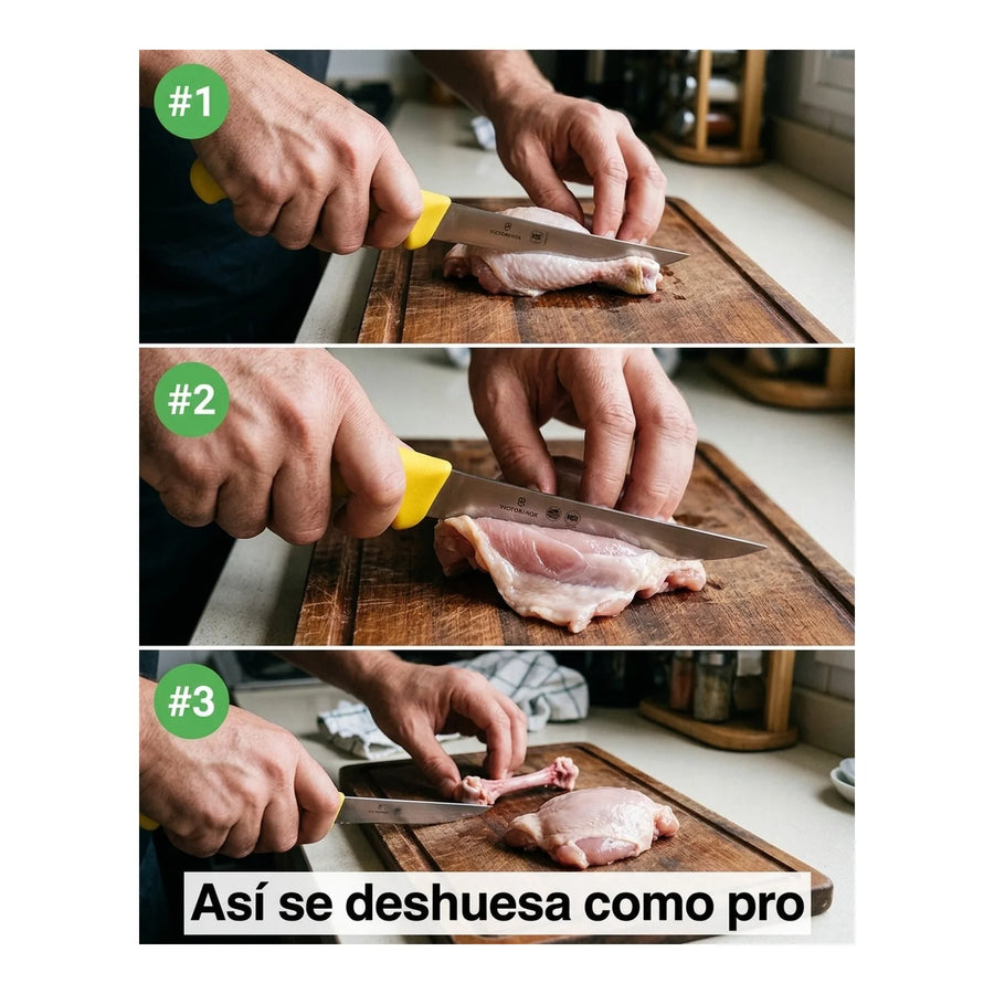Cuchillo Carnicero Victorinox Deshuesador 15cm 5.6008.15m + Grabado Personalizado