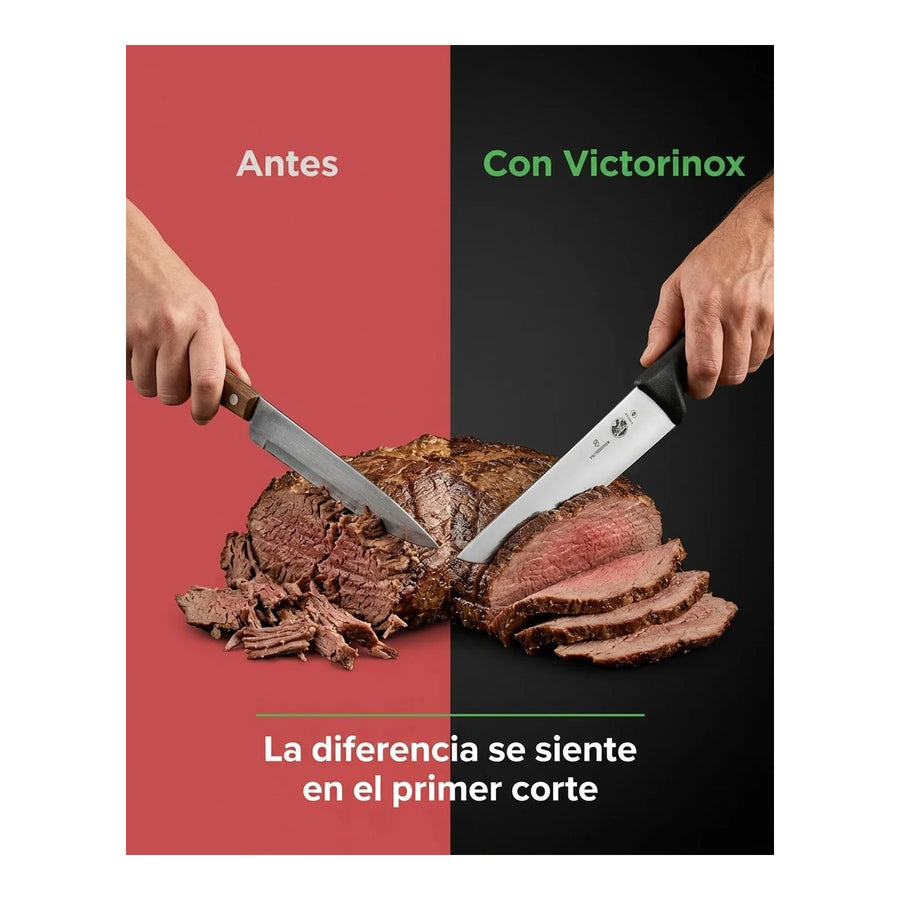 Cuchillo Carnicero Victorinox Fibrox Hoja 20cm 5.5203.20 + Grabado Personalizado