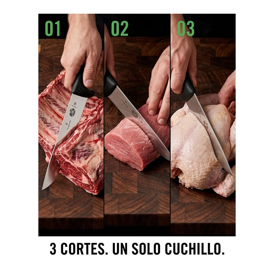 Cuchillo Carnicero Victorinox Profesional 5.5203.18L Safety + Grabado Personalizado