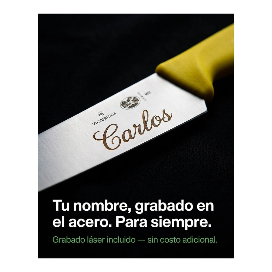 Cuchillo Carnicero Victorinox Fibrox Hoja 18cm 5.5208.18 + Grabado Personalizado