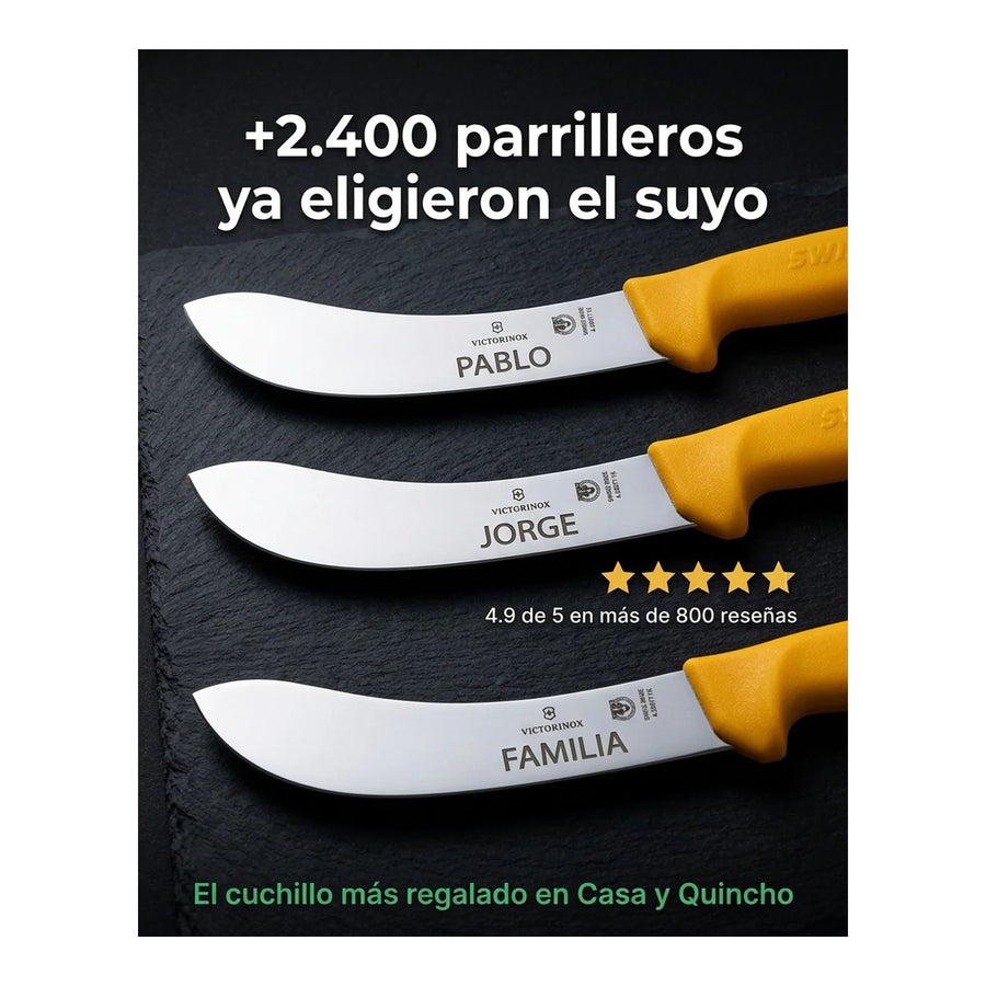Cuchillo Carnicero Victorinox Corvo Despellejar 5.8427.15 + Grabado Personalizado
