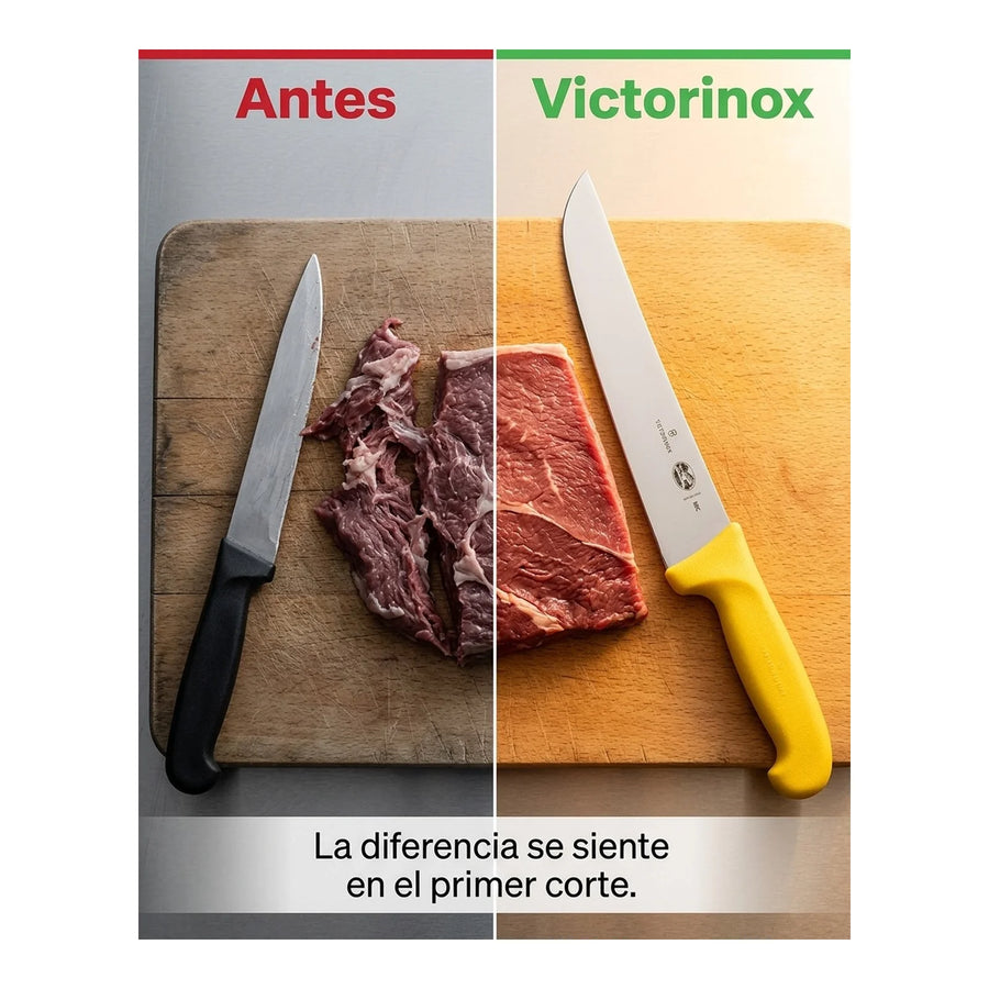 Cuchillo Carnicero Victorinox Fibrox Hoja 18cm 5.5208.18 + Grabado Personalizado