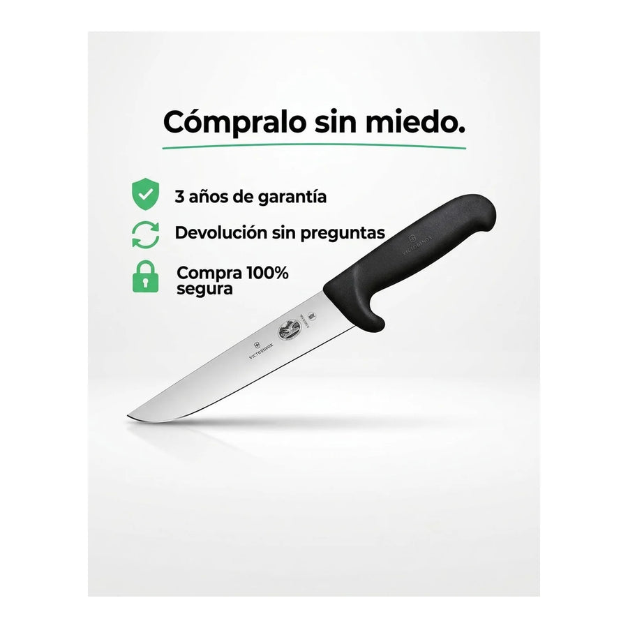 Cuchillo Carnicero Victorinox Profesional 5.5203.18L Safety + Grabado Personalizado