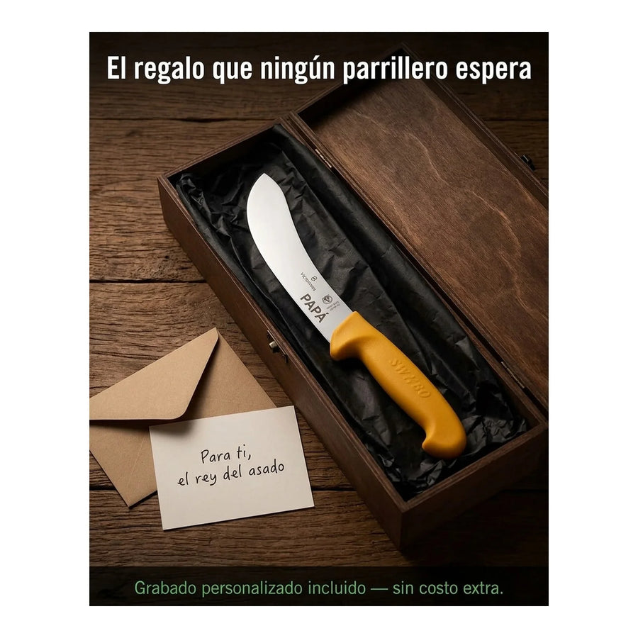 Cuchillo Carnicero Victorinox Corvo Despellejar 5.8427.15 + Grabado Personalizado