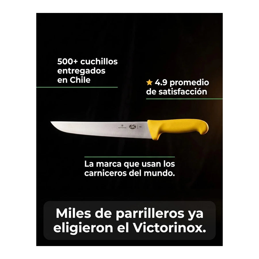 Cuchillo Carnicero Victorinox Fibrox Hoja 18cm 5.5208.18 + Grabado Personalizado