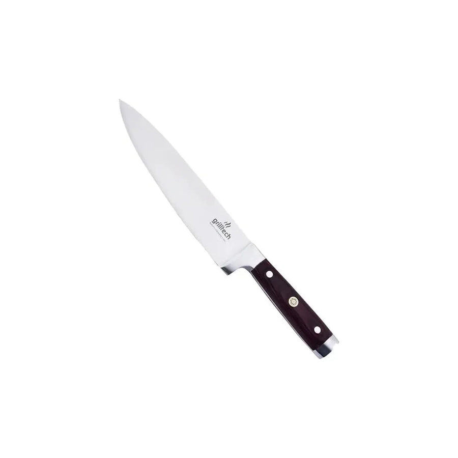 Cuchillo Chef Acero Inoxidable Con Hoja De 8 Grilltech + Grabado Personalizado