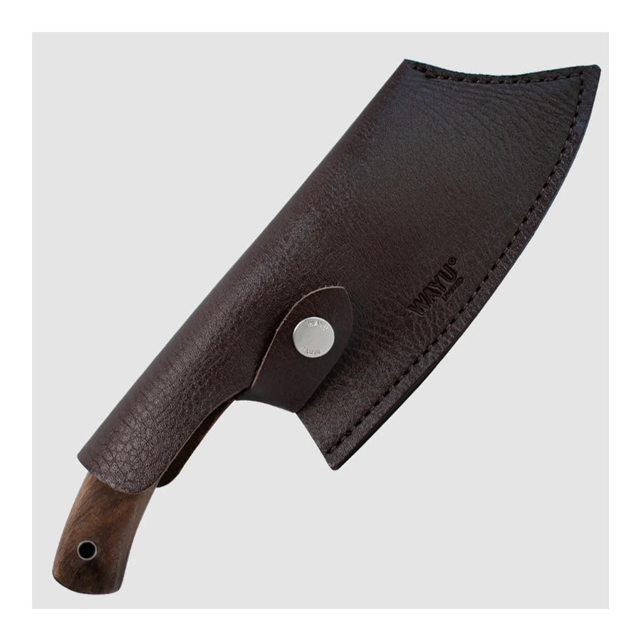 Cuchillo Chopper Wayu con Funda Rustic Collection + Grabado Personalizado