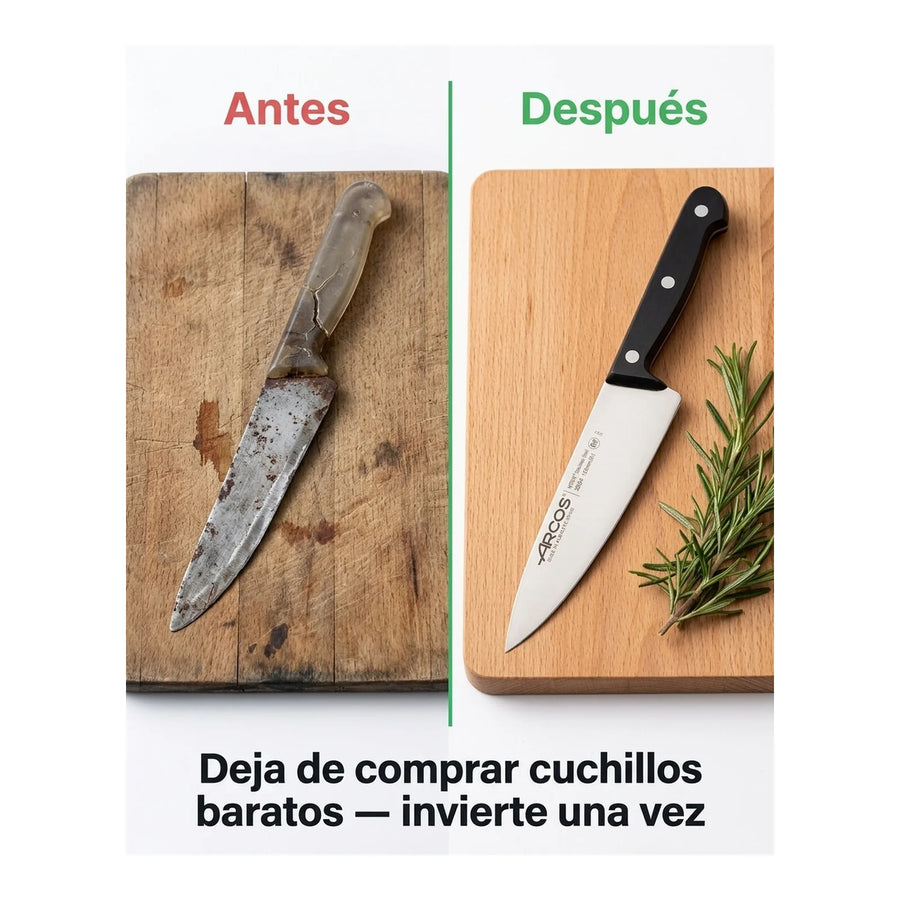 Cuchillo Cocina Arcos 15cm Profesional Premium Chef Asado + Grabado Personalizado
