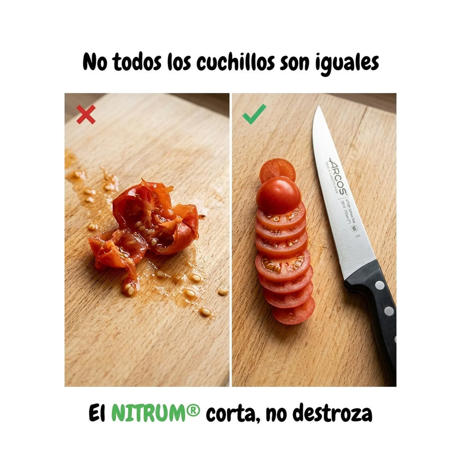 Cuchillo Cocina Arcos 17cm Profesional Premium Chef Verdura + Grabado Personalizado