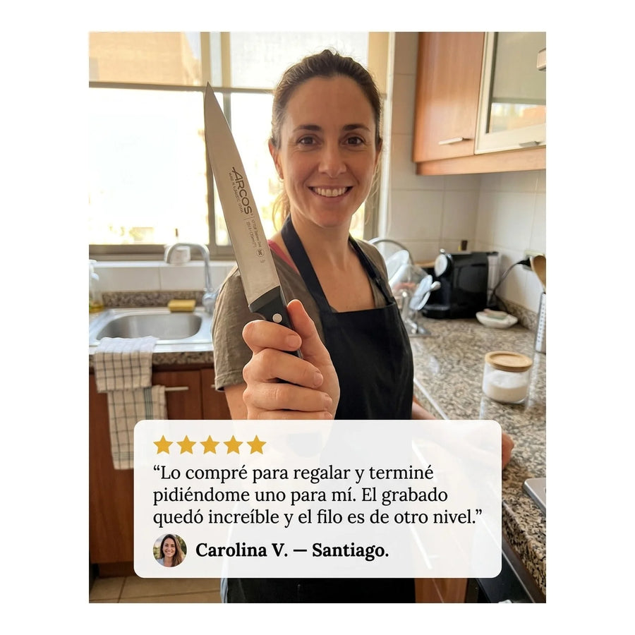 Cuchillo Cocina Arcos 17cm Profesional Premium Chef Verdura + Grabado Personalizado