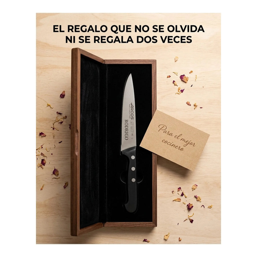 Cuchillo Cocina Arcos 17cm Profesional Premium Chef Verdura + Grabado Personalizado
