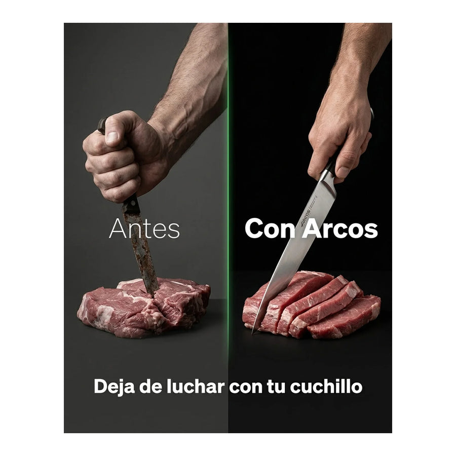 Cuchillo Cocina Arcos 25cm Profesional Premium Chef Asado + Grabado Personalizado