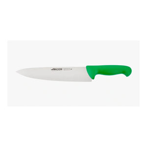 Cuchillo Cocina Arcos Medio Golpe 25cm Verde + Grabado Personalizado