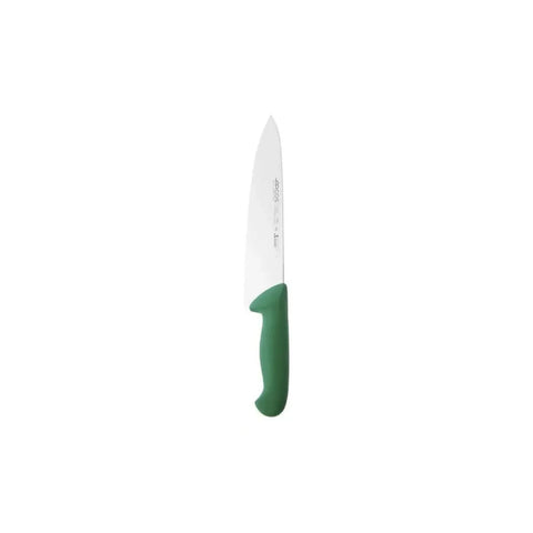 Cuchillo Cocina Arcos Medio Golpe 25cm Verde + Grabado Personalizado