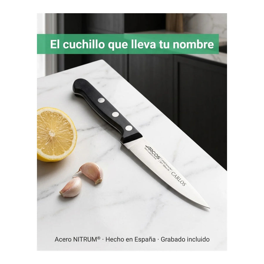 Cuchillo Cocina Verduras Arcos 10cm Profesional Verdurero + Grabado Personalizado
