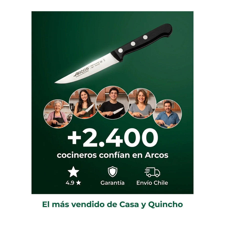 Cuchillo Cocina Verduras Arcos 10cm Profesional Verdurero + Grabado Personalizado
