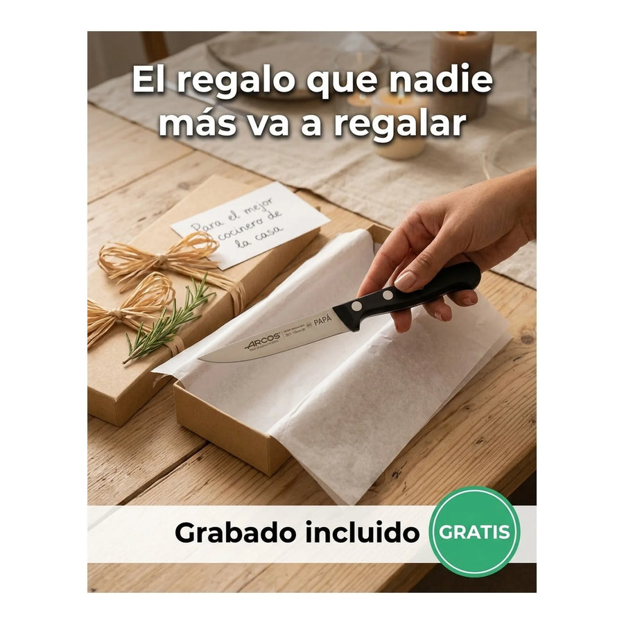 Cuchillo Cocina Verduras Arcos 10cm Profesional Verdurero + Grabado Personalizado