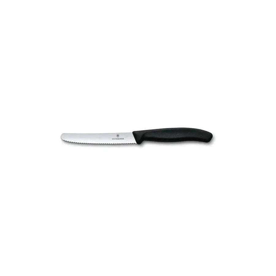 Cuchillo Cocina Victorinox Negro 6.7833 Dentado Curva 10cm