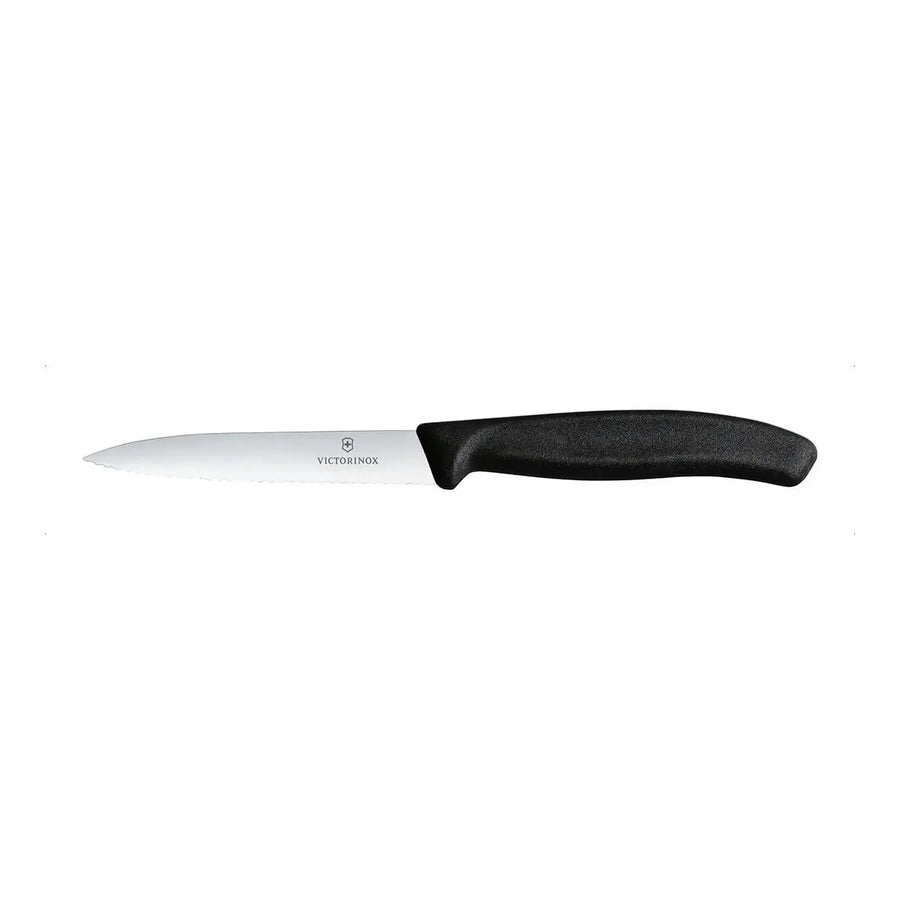 Cuchillo Cocina Victorinox Negro 6.7733 Hoja Dentada 10cm