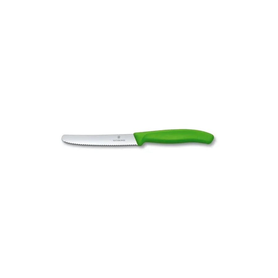 Cuchillo Cocina Victorinox Verde 6.7836.l114 Dentado 10cm