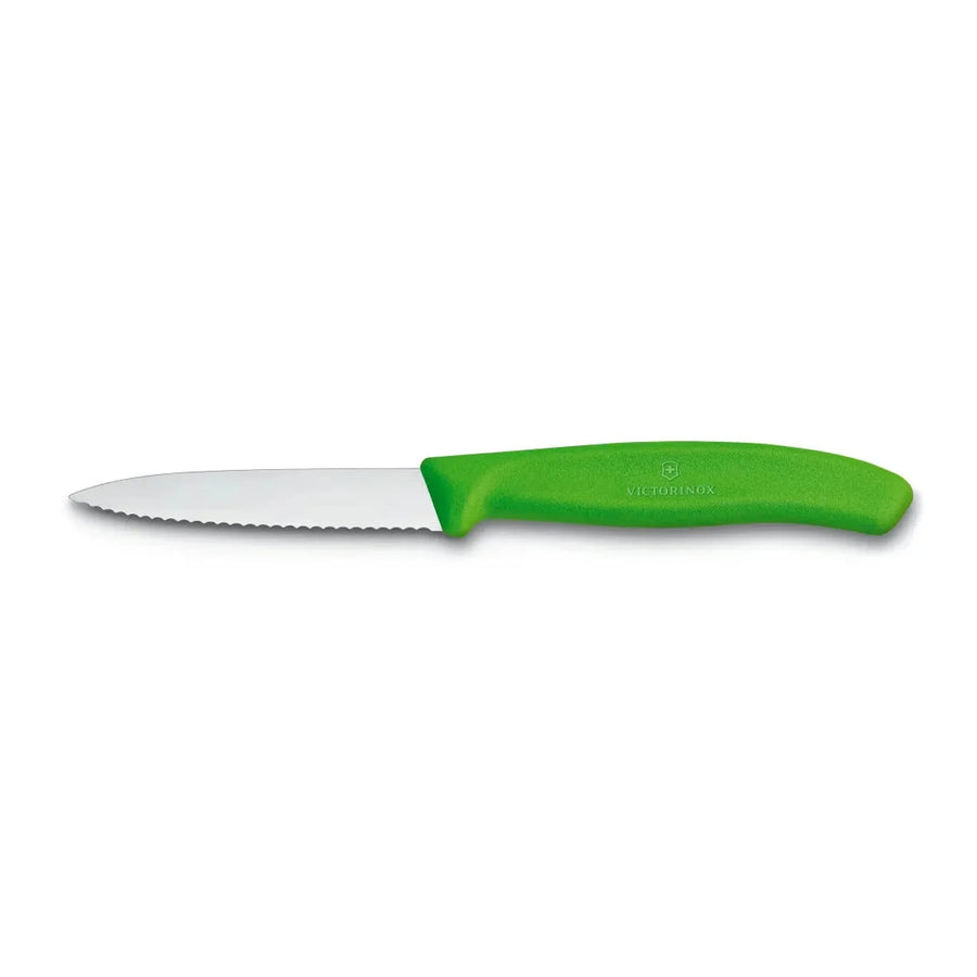 Cuchillo Cocina Victorinox Verde 6.7636.L114 Dentado 8cm