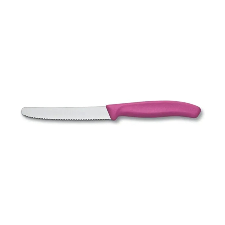 Cuchillo Cocina Victorinox Rosa 6.7836.l115 Dentado 11cm
